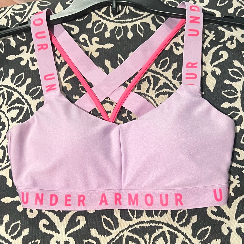 Under Armour, criss-cross sports bra. Small